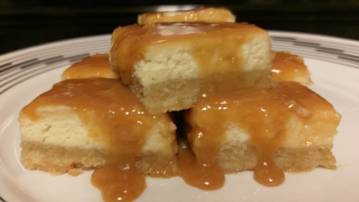 Caramel Cheesecake Butter Bars