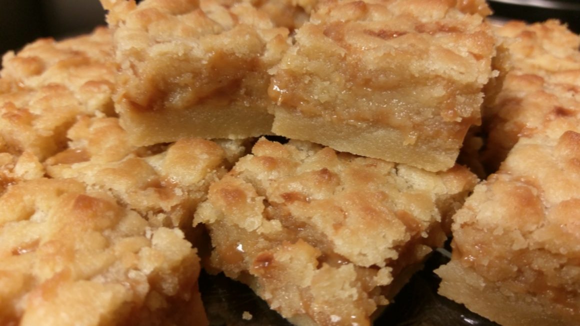 Salted Caramel Butter Cookie Bars