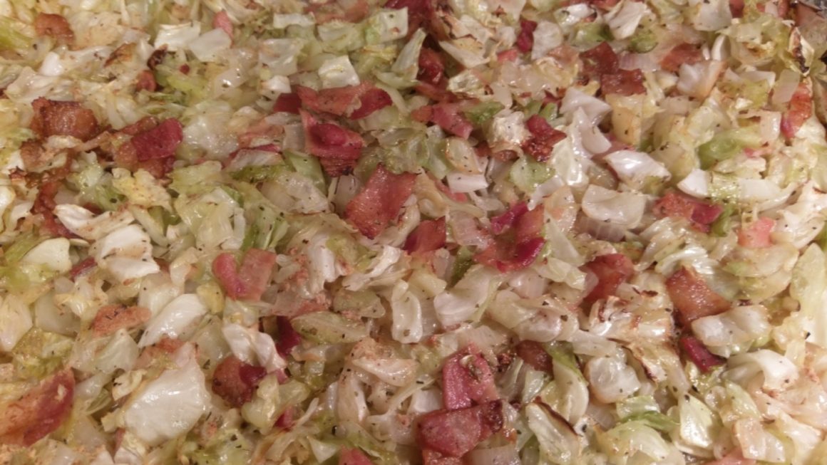 Baked Cabbage and Bacon
