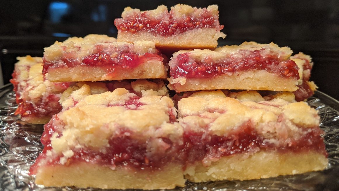 Raspberry Butter Bars