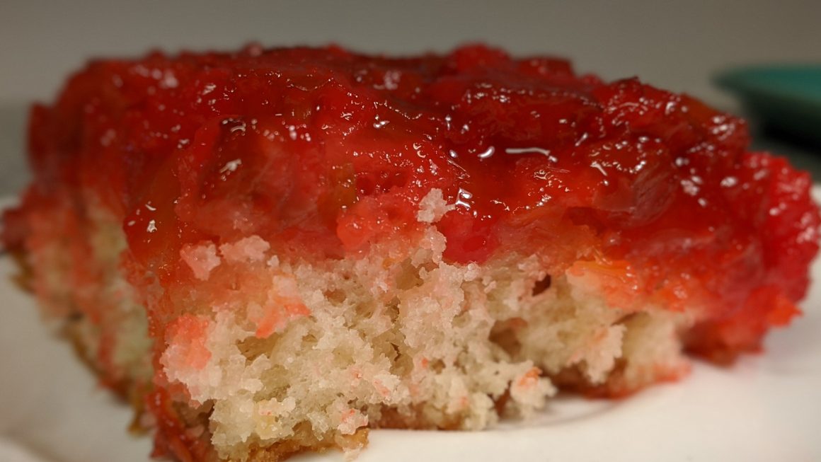 Rhubarb Upside Down Cake