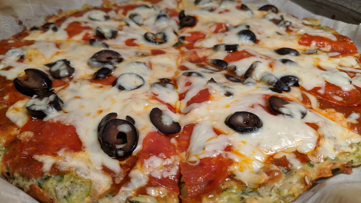 Low Carb Zucchini Pizza Crust