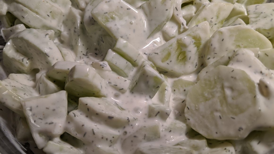 Creamy Cucumber Salad