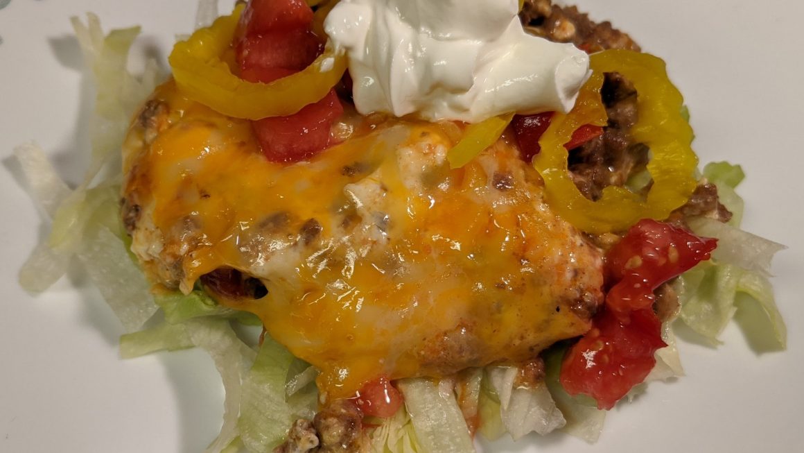 Low Carb Slow Cooker Taco Casserole