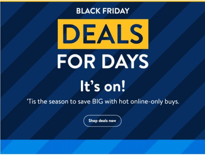 Walmart Black Friday Deals For Days