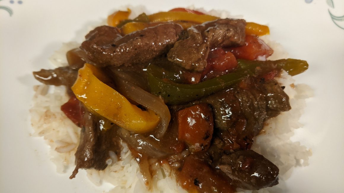 Slow Cooker Pepper Steak