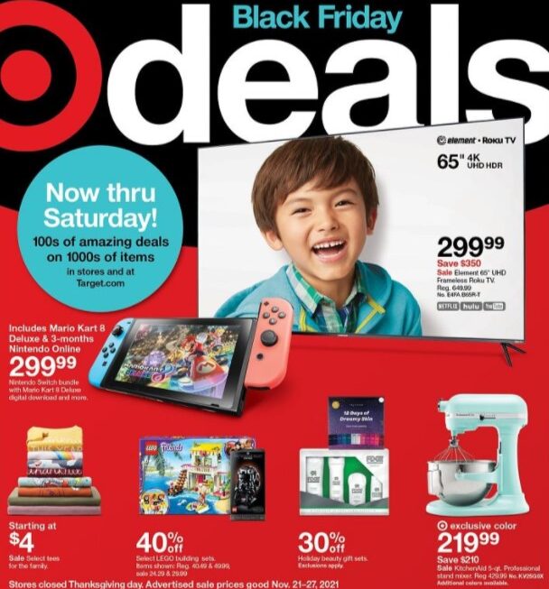 Target Holiday Deals Nov. 21st-27th 2021