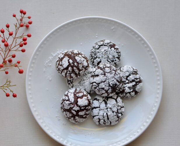 Chocolate Crinkle Cookies