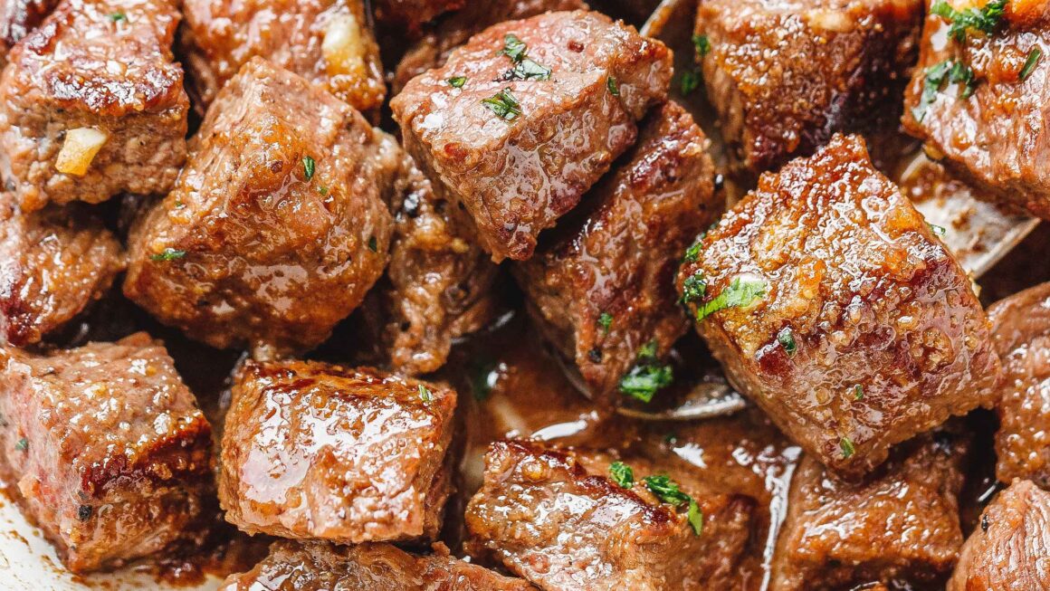 Garlic Steak Bites