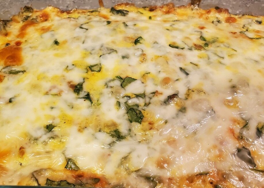 Sausage and Spinach Casserole